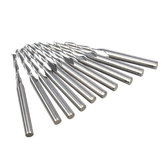 1/8 inch 10pcs 2 Flute Carbide End Mill Router Engraving Bit Tool